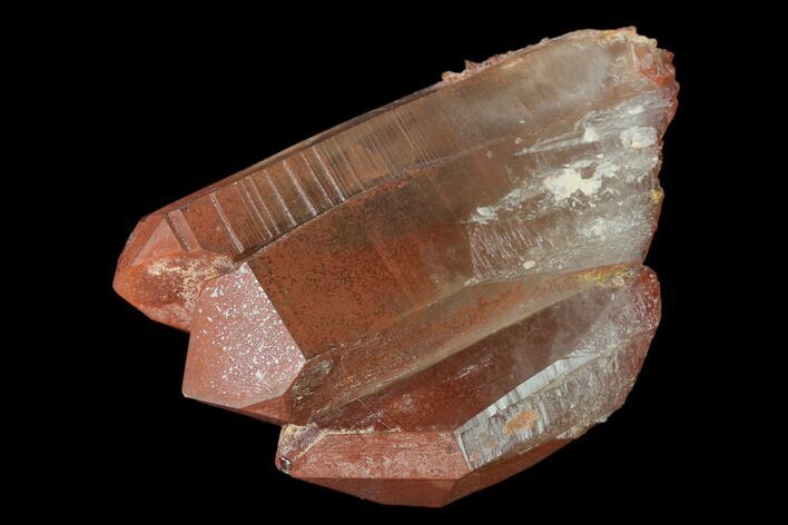 Natural, Red Quartz Crystal Cluster - Morocco #137463